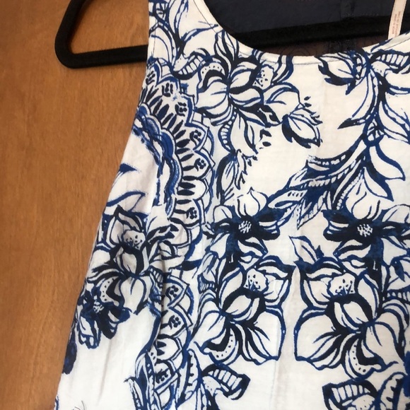 Free People floral high low open back dress - Picture 3 of 10